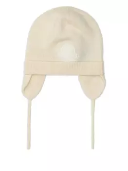 Вязаная шапка Moncler Enfant, нейтральный