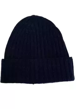 Вязаная шапка MONTI с содержанием шерсти, цвет морской волны