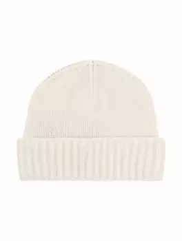 Вязаная шапка MooRER, белый