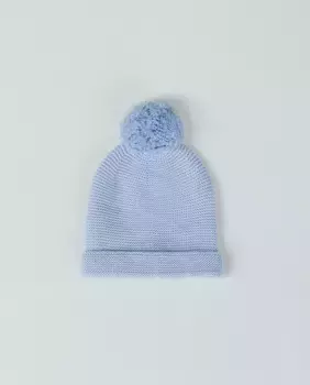 Вязаная шапка NANOS, синий