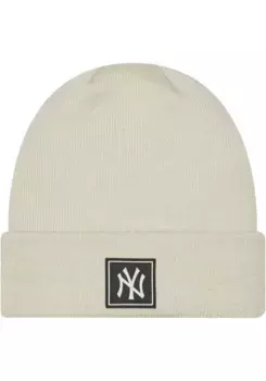 Вязаная шапка New Era, белый