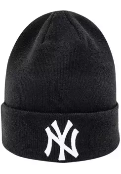 Вязаная шапка New Era "NEW YORK YANKEES", черно-белый