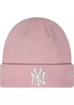 Вязаная шапка New Era, розовый