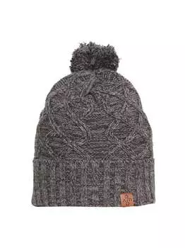 Вязаная шапка окспом Oxmo, серый