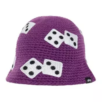 Вязаная шапка-панама Stussy