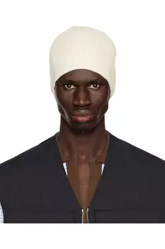 Вязаная шапка Rib-Knit Jil Sander, цвет cloud