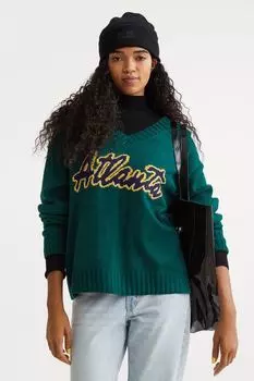 Вязаная шапка с аппликациями H&amp;M, черный