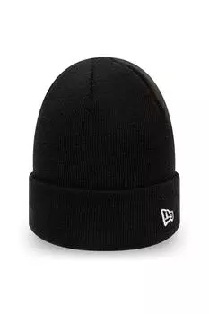 Вязаная шапка с флагом New Era, черный