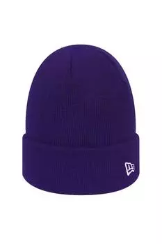 Вязаная шапка с флагом New Era, фиолетовый