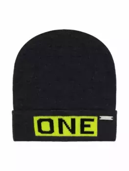 Вязаная шапка с логотипом II TRENINO, серый