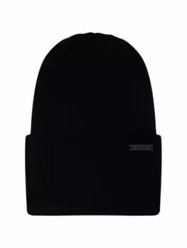 Вязаная шапка с логотипом II TRENINO, тёмно-синий
