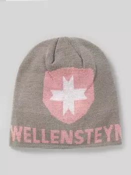 Вязаная шапка с логотипом модель 'PHAT' Wellensteyn, светло-серый