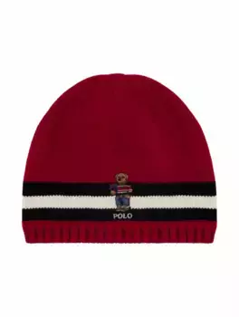 Вязаная шапка с логотипом Ralph Lauren, мультиколор