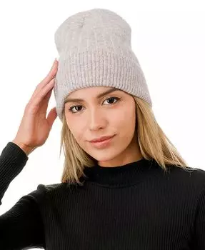 Вязаная шапка с манжетами Marcus Adler, розовый