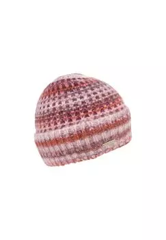 Вязаная шапка с манжетой 19164-2 SEEBERGER, цвет Burgund Fuchsia One Size