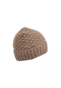 Вязаная шапка с манжетой и поддоном19459-0 SEEBERGER, цвет Nutria