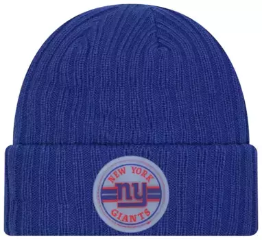 Вязаная шапка с нашивками New Era для взрослых New York Giants