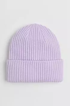 Вязаная шапка с узором в рубчик H&amp;M