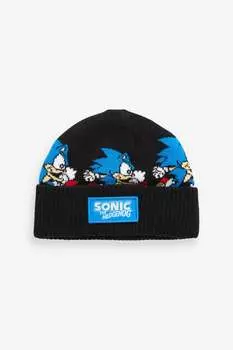 Вязаная шапка Sonic License (3–16 лет) Next, черный