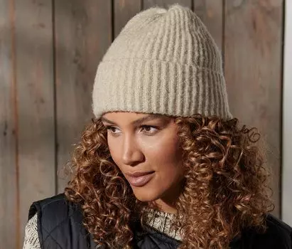 Вязаная шапка Tchibo, грейдж