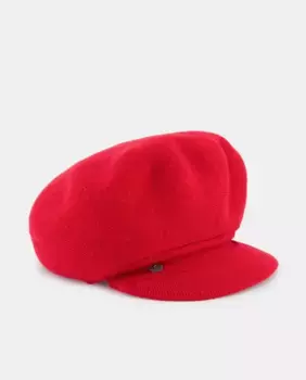 Вязаная шапка Tirabasso, бордовый