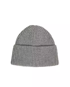 Вязаная шапка унисекс Object, серый