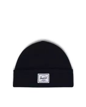 Вязаная шапка унисекс темно-синего цвета Herschel, темно-синий