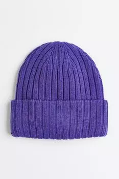 Вязаная шапка в рубчик H&amp;M
