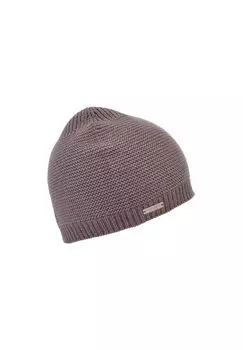 Вязаная шапка в волнистой структуре 18834-0 SEEBERGER, цвет Nutria One Size