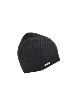 Вязаная шапка в волнистой структуре 18834-0 SEEBERGER, цвет Schwarz One Size