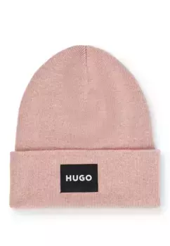 Вязаная шапка ксевон Hugo, красный