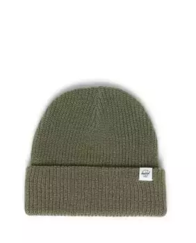 Вязаная шапочка унисекс зеленого цвета Herschel, светло-зеленый