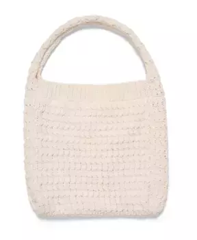 Вязаная сумка тоут Inwear, белый