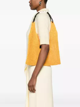 Вязаная сумка-тоут Plan C, желтый