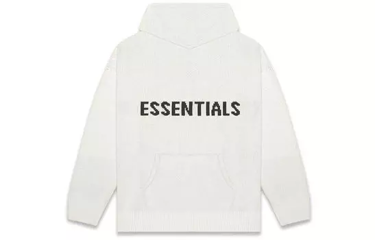 Вязаная толстовка с капюшоном FW20 Fear Of God Essentials, Oat