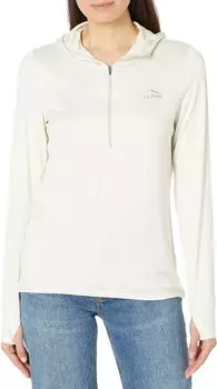 Вязаная толстовка с капюшоном Insect Shield Pro L.L.Bean, цвет Silver Birch