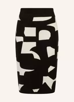 Вязаная юбка Apart, черный