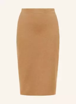 Вязаная юбка Apart, коричневый