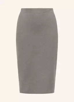 Вязаная юбка Apart, серый