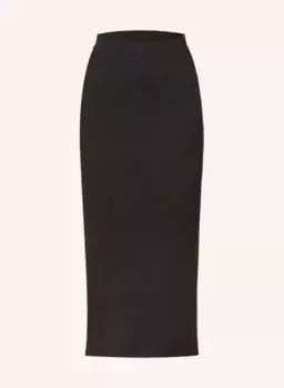 Вязаная юбка Claudie Pierlot, серый