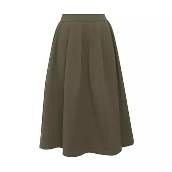 Вязаная юбка Deep Breath средней длины, черный