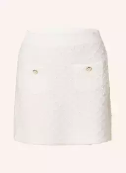 Вязаная юбка Maje, экрю