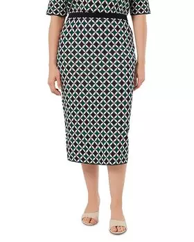 Вязаная юбка Marina Rinaldi, синий