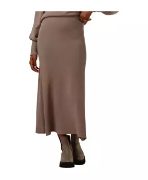 Вязаная юбка макси Y.A.S, коричневый