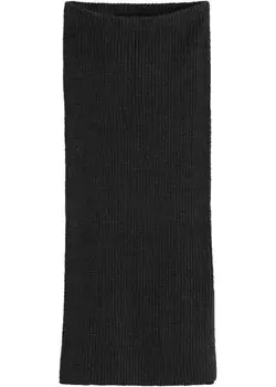 Вязаная юбка миди Bodyflirt, черный