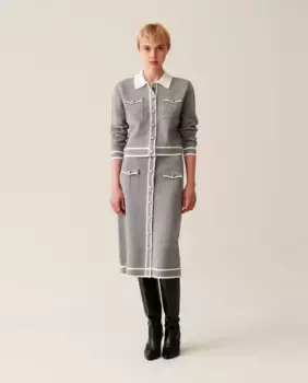 Вязаная юбка миди Claudie Pierlot, мультиколор