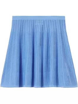 Вязаная юбка мини Claudie Pierlot, синий