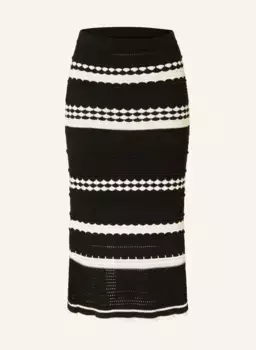Вязаная юбка Mrs & Hugs, черный