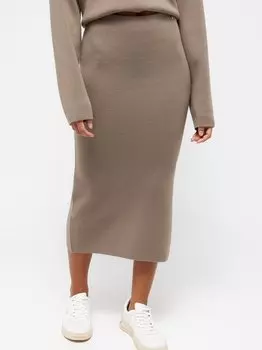 Вязаная юбка Mustang, коричневый