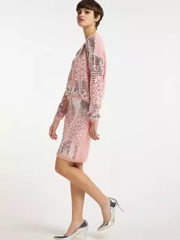 Вязаная юбка Mymo, розовый